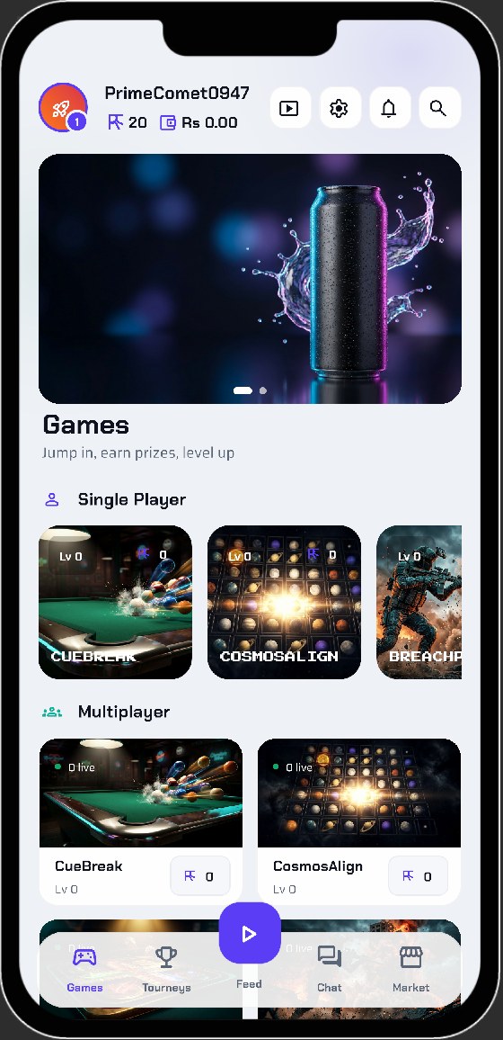 The ROR games tab, showing the game library with single-player and multiplayer sections